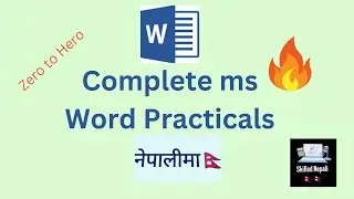ms word full practical course | ms word complete course in nepali