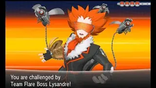Pokemon XY - Team Flare Lysandre final battle