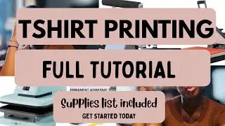 DIY T-SHIRT PRINTING: Everything You Need & How to Do It!