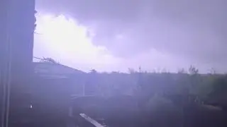 UK Thunderstorm over Leeds. 11/05/21