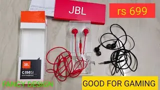 JBL C150SI with one button universal wired headset. Headphones under 3000. JBL pure bass earphones