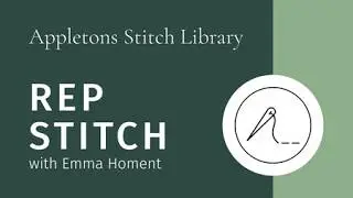 Emma Homent stitches Rep Stitch with Appletons Tapestry wool