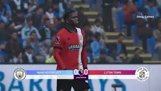 Manchester City vs Luton Town/Premier League 23/24
