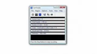 My Camstudio Settings 12/06/2011