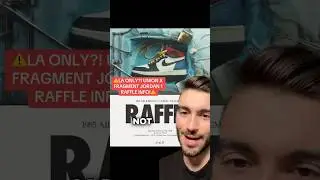 РОЗЫГРЫШ ПОДТВЕРЖДЕН! ПОДРОБНОСТИ ВЫХОДА КРОССОВОК UNION X FRAGMENT JORDAN 1!