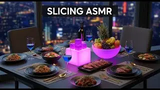 A Cake That Bleeds the Universe | Hyperreal Space Core Cake / SLICING ASMR