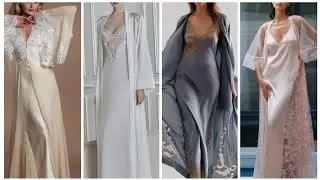 Silk nighty designing for bridal 