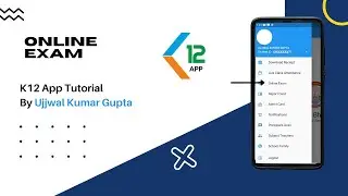 K12 App Online Exam Tab Tutorial - Hitech || Hoe to Give Online Exam