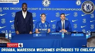 💯GY&Ouml;KERES UNVEILING TURNS INTO LEGENDARY MOMENT AS DROGBA SURPRISES CHELSEA FANS WORLDWIDE💥