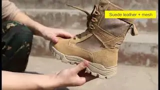 High top safety Windproof wearable steel toe cap army boots | MKsafety&reg;