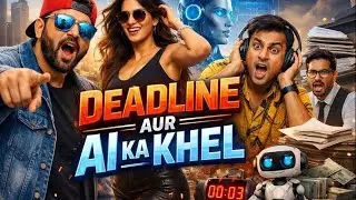 Deadline Aur AI Ka Khel Full Song ⁨@SEVENGOLDENRULE⁩ #Indian #pop  #electronicmusic  #comedy  #rap