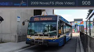 [HD] TransLink 2009 NovaBusLFS /908/ route 255 (Ride Video)