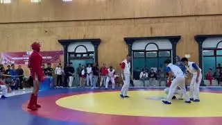 PART DUA KEJURNAS SAMBO COMBAT KO TANGAN KANAN SUDUT BIRU PATAH