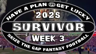 NFL Survivor 2025: WEEK 3 NFL Survivor & Eliminator Contest Picks and Strategy from Seize the Gap
