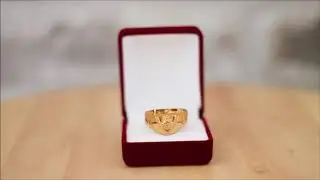 Gold Masonic Ring 3rd Degree Masonic Ring Blue Lodge Freemason Ring