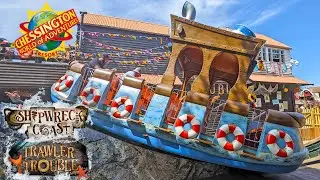 Trawler Trouble in Shipwreck Coast at Chessington World of Adventures (July 2022) [4K Multi Angle]