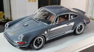 1/18 KK Scale Porsche 911 Singer Coupe Dark Grey