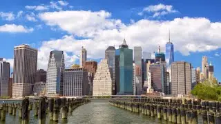 NEW YORK CITY Pier 6 Brooklyn Bridge Park 💝 Summer Walk around Brooklyn Height, Skyline Manhattan