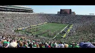 Notre Dame Band of the Fighting Irish Pregame - Tenn St. week - 9/2/23