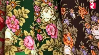 Russian handicrafts  Shawls from Pavlovsky Posad