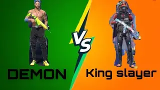 1v1 with king slayer gaming || only desert eagle challenge || #demongaming#kingslayergaming