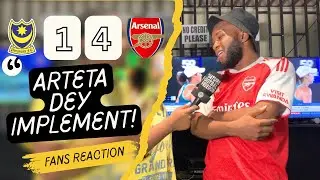 PORTSMOUTH 1-4 ARSENAL ( Adams-NIGERIAN FAN REACTION) FA CUP 2026