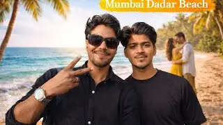 MUMBAI DADAR COUPLE POINT | Beach Vibes & Evening Walk 🌊❤️