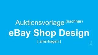 eBay Shop von ams-hagen: Auktionsvorlage (nachher)