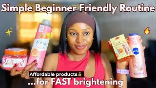 How to start a FAST brightening skincare routine as a beginner in 2026✨ 