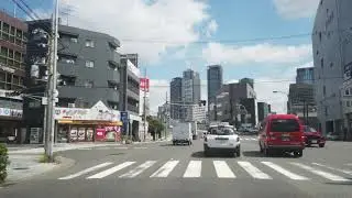 【4Ｋ】大阪ドライブ　西九条&rarr;淡路　Osaka Drive Nishikujo &rarr; Awaji