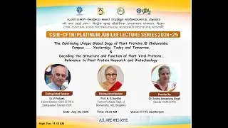 NATIONAL SYMPOSIUM ON PLANT PROTEINS:STRUCTURE-FUNCTION, HUMAN NUTRITION & TECHNOLOGICAL ADVANCES