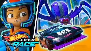 Czy Coop i Sidecar mogą ominąć gigantycznego pająka?! 😱🕷 | Hot Wheels &ndash; Na start!