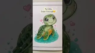 &ldquo;Coloring time dengan kura kura lucu🐢✨