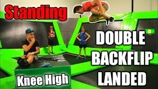 STANDING DOUBLE BACKFLIP LANDED (knee height)
