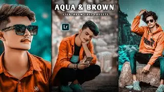 Lightroom Mobile Preset | Aqua and Brown Colour Tone Presets | Lr Preset Editing Tutorial