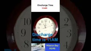 Discharge Time is 11AM