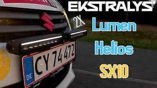 Lumen Helios SX10 LED fjernlys - Test med 2 stk, monteret parvis