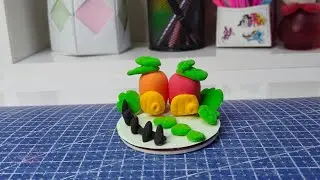 DIY Clay Art 💗| Carrot house 🥕🥕🥕| Rameeshah Arts 