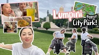 A DAY IN A LIFE in BKK *FOOD Run, Biggest Bangkok city park Lumpini Park *Scooter Fun*| JustSissi