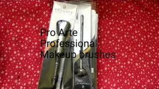 Pro Arte professional make up brush review.