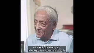 Truth is a pathless land | Krishnamurti #shorts