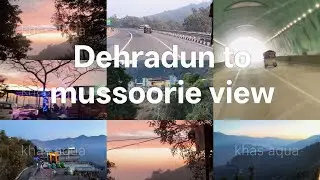 Dehradun to mussoorie roads view in 2025#viral vedio#tourguide#tourist places in mussoorie#travel