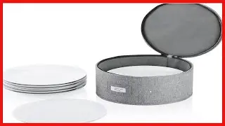 Stackable Dinnerware Storage Organizer: Protect Your Plates with Ease