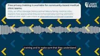 Privacy Training Tailored to Clinic Staff Role