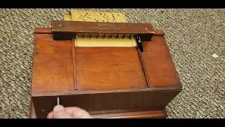Simplex Typewriter Company Music Box (22 Note Autophone ) Organette