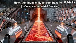 How Aluminum is Made from Bauxite Ore 🔩 (Complete Industrial Process)