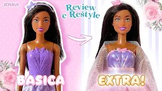 Barbie Butterfly Royal Doll | Review e Restyle: De Básica à EXTRA! ✨🦋  | Linha Budget JDM67 • JDM69