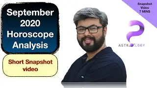 September 2020 || Short Analysis for quick look of important pointers || Punneit's Astrology