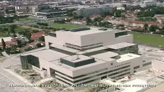 Zgrada Nacionalne i sveučilišne knjižnice u Zagrebu - NSK 1995