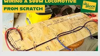 Making a wiring harness for a new locomotive